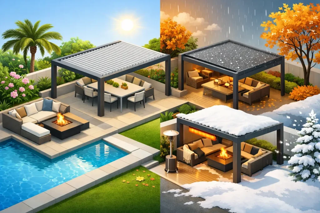 Alfresco Weather Protection That Works Year-Round