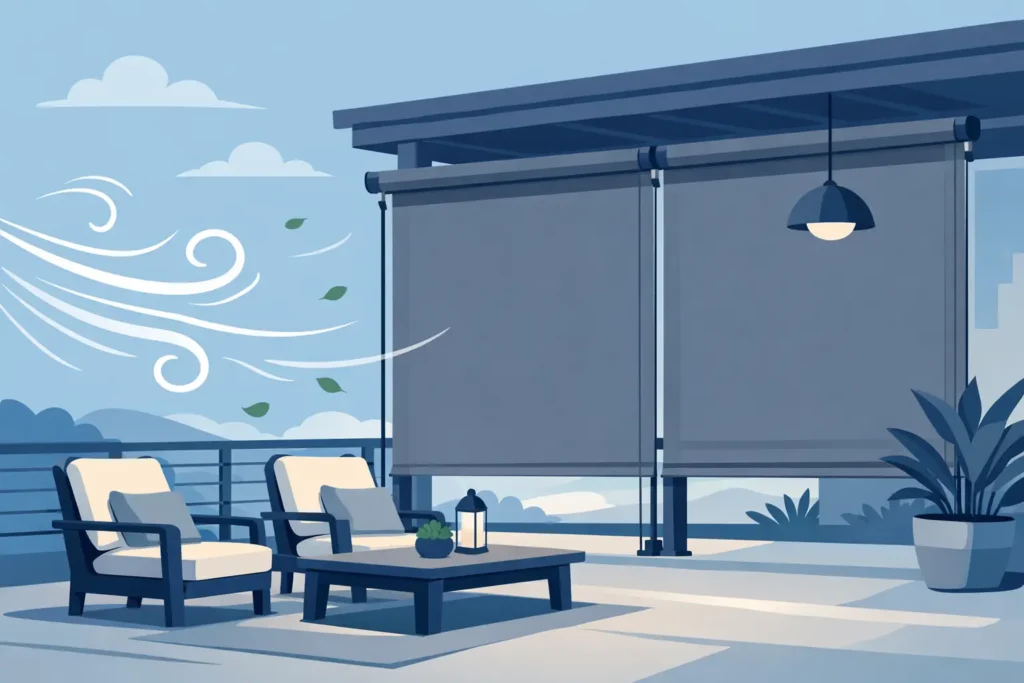 Blinds for Windy Patios That Stay Secure