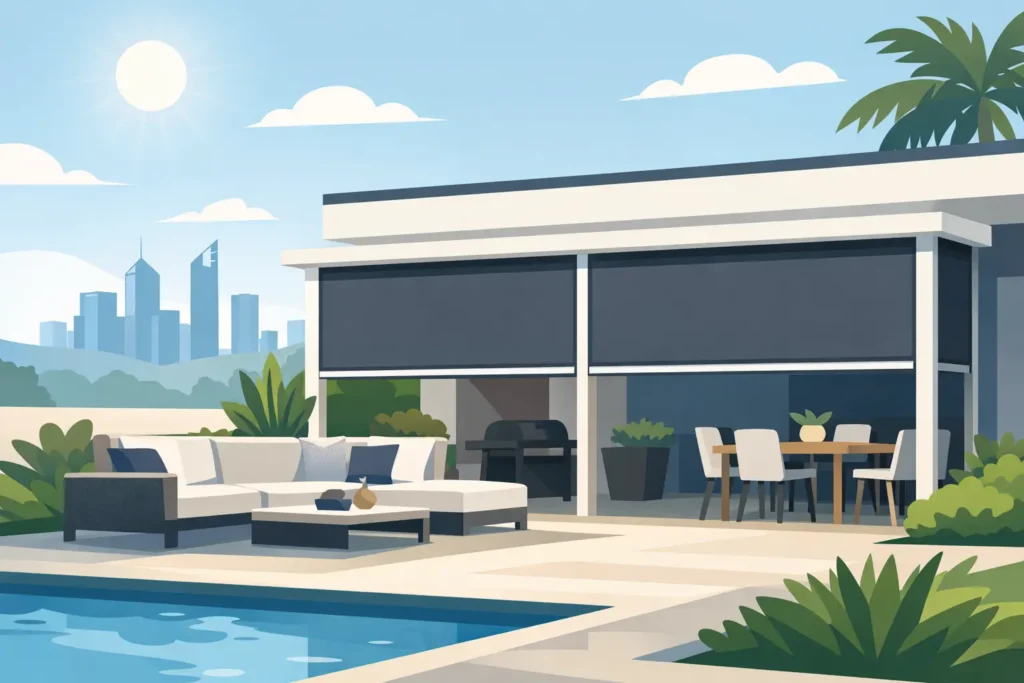 Outdoor Track Blinds Perth Homes Can Rely On
