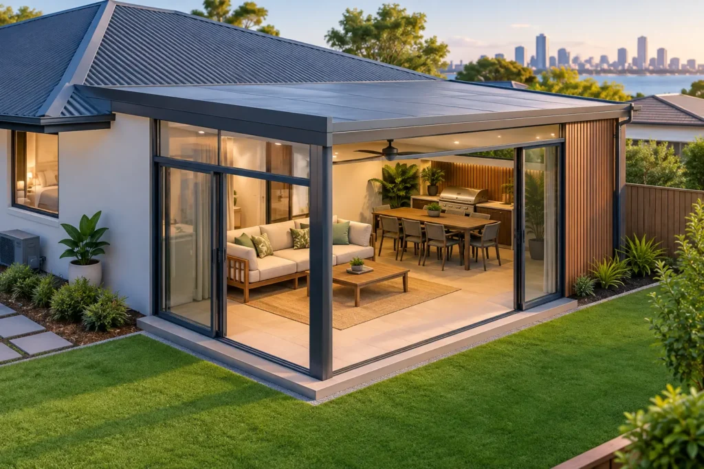 A Perth Patio Retrofit Example That Adds a Room