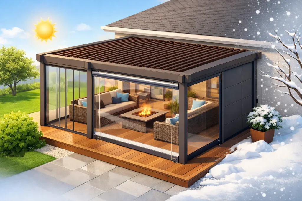 How to Enclose Pergola Sides for Year-Round Use
