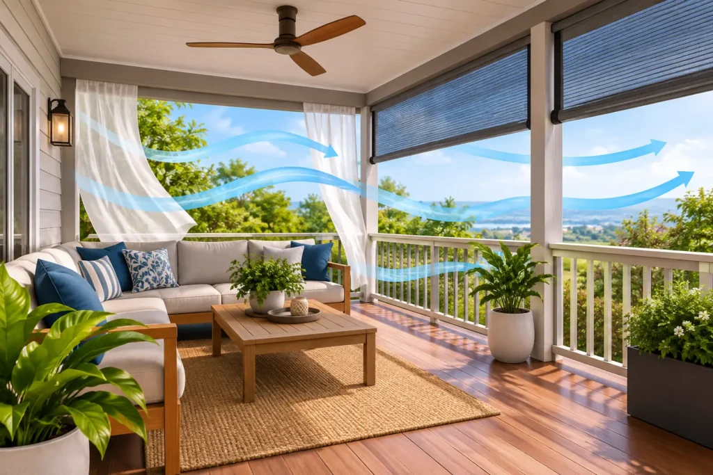 How to Stop Verandah Wind Without Closing It In