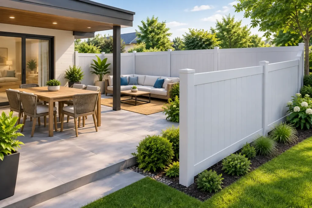 PVC Screens for a More Usable Outdoor Area