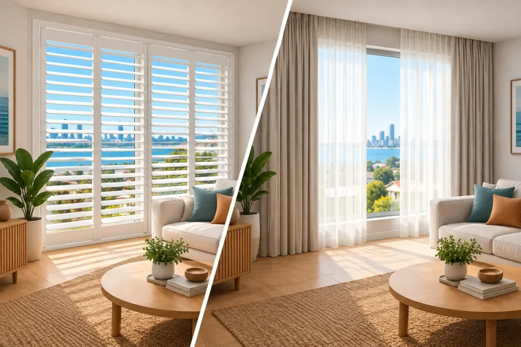 Shutters Versus Curtains for Perth Homes